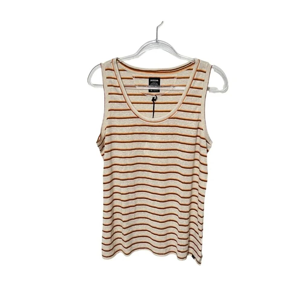 Prana Cozy Up Tank Womens Canvas Stripe
